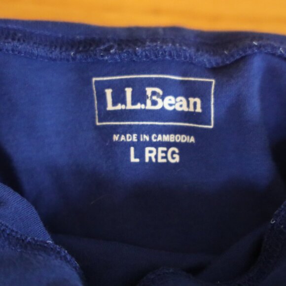 L.L. Bean Blue Tunic Turtleneck Womens Size L - Picture 2 of 2